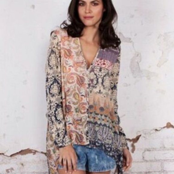 Artisan De Luxe Delilah Floral Patchwork Top - Picture 3 of 14